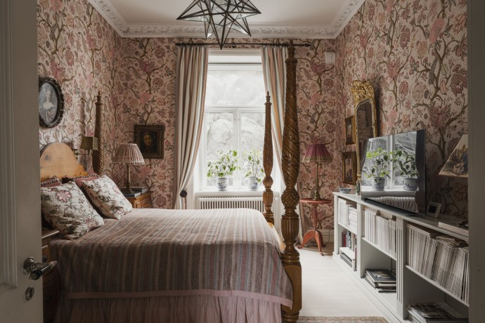 Квартира площадью 89 м2 в здании 1878 года в Стокгольме