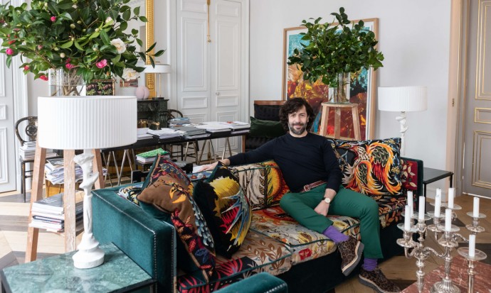 Квартира модельера Алексиса Мабилле в Париже