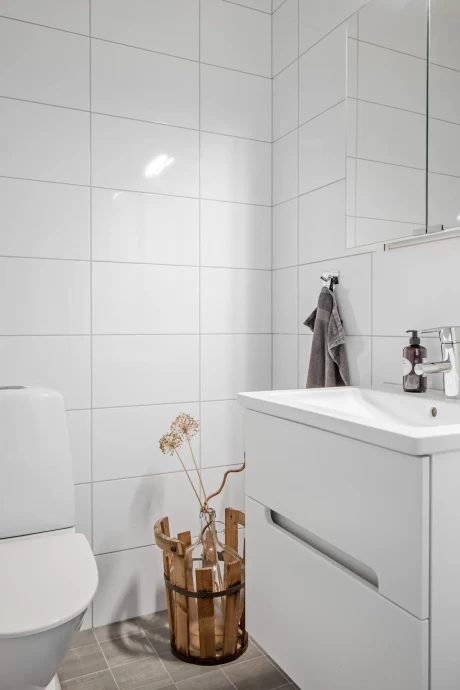 Квартира площадью 96 м2 в старом промышленном здании в Швеции