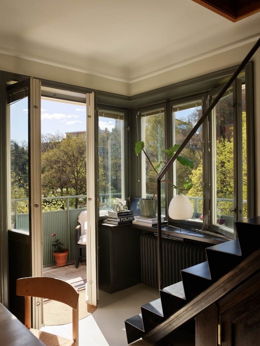 Двухуровневая квартира в Стокгольме Двухуровневая квартира в Стокгольме