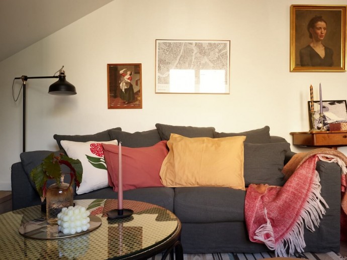 Мансарда площадью 47 м2 в Стокгольме