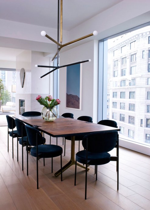 Двухуровневая квартира в Нью-Йорке