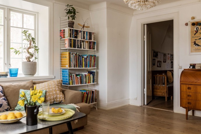 Квартира в доме 1907 года в Стокгольме (86 м2)