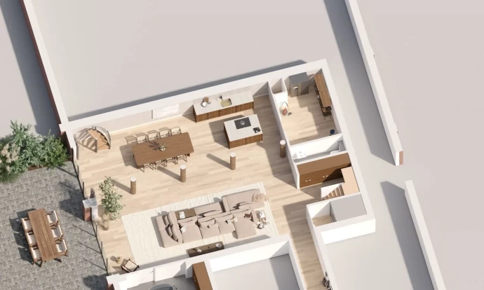 Лофт площадью 308 м2 в Амстердаме