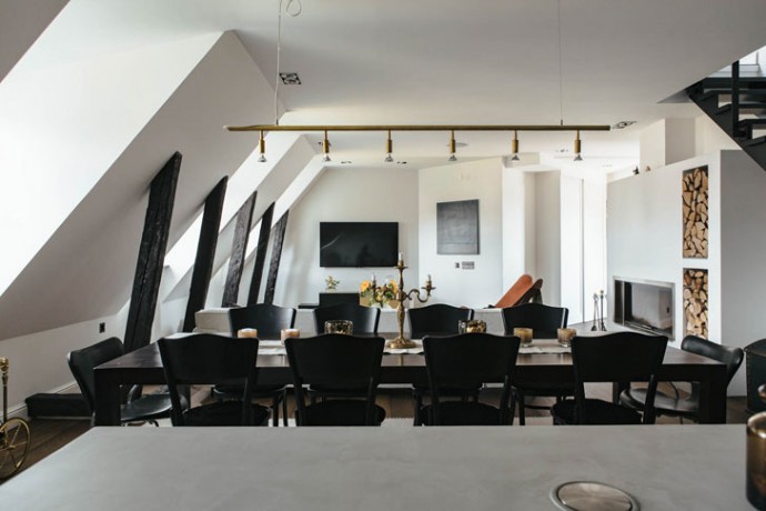 Мансардная квартира в Стокгольме