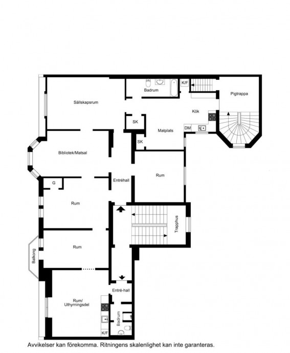 Шведская квартира площадью 160 м2