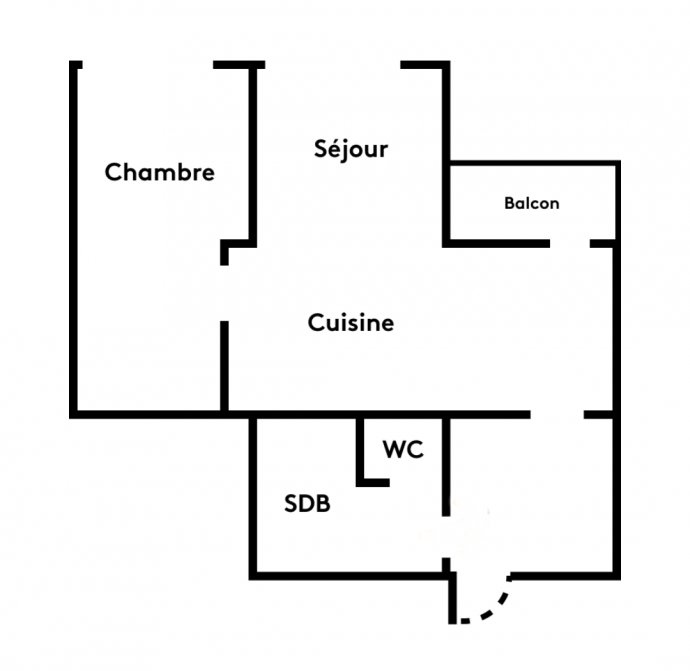 Квартира площадью 55 м2 в Братиславе, Словакия