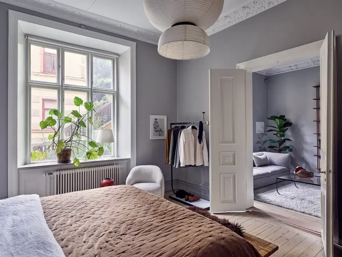 Квартира площадью 74 м2 в доме 1892 года постройки в Гётеборге