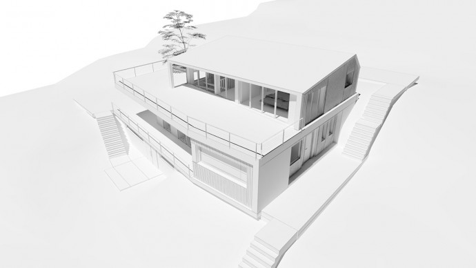 Дизайн-проект дома на холме Дизайн-проект дома на холме