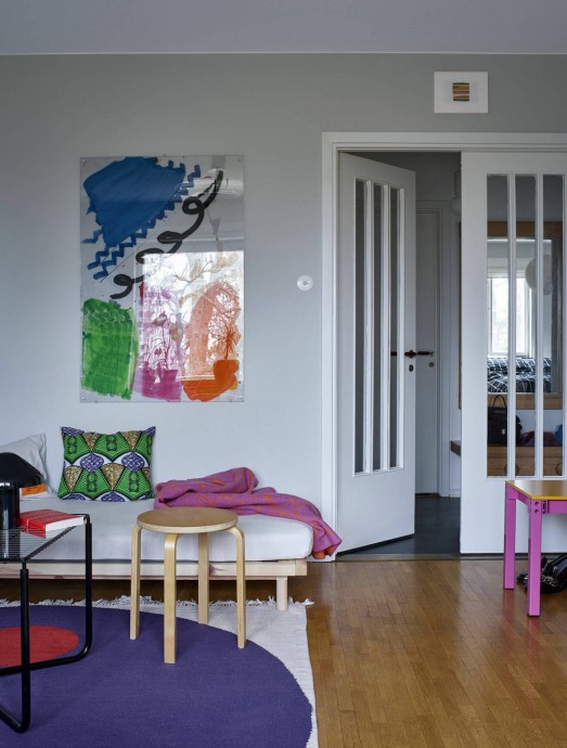 Квартира художницы Джулии Кейроне в Стокгольме