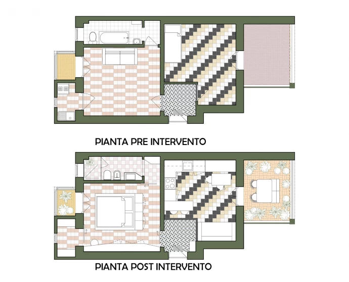 Квартира площадью 40 м2 в Милане