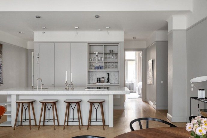 Квартира площадью 113 м2 в Стокгольме