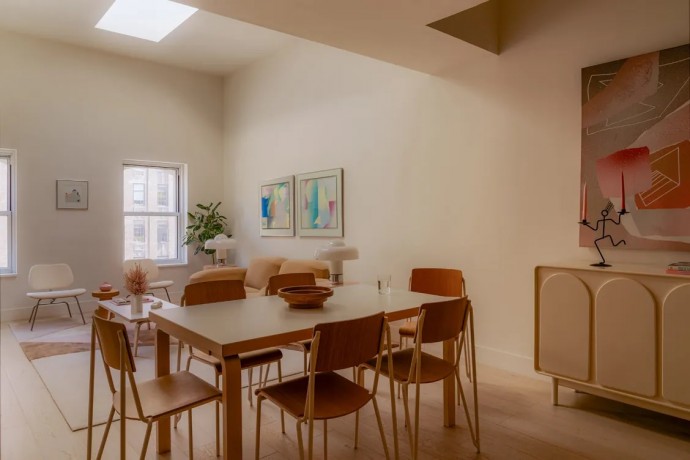 Двухуровневая квартира в Нью-Йорке