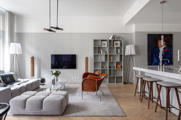 Квартира площадью 113 м2 в Стокгольме