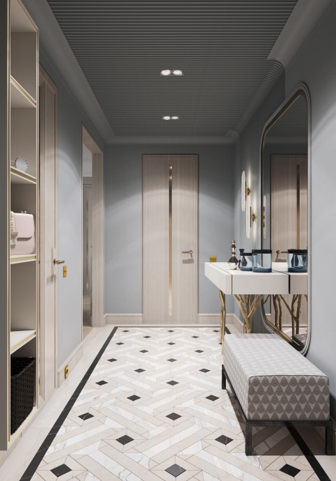 Квартира, оформленная в приглушенных тонах Квартира, оформленная в приглушенных тонах