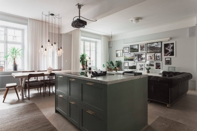 Двухкомнатная квартира в Стокгольме