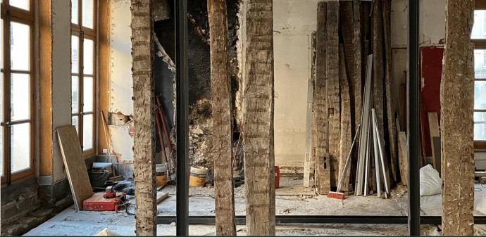 Квартира площадью 160 м2 в особняке XV века во французском городе Довиль