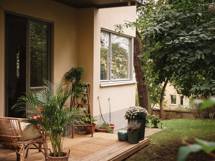 Квартира площадью 53 м2 в панельном доме на окраине Стокгольма