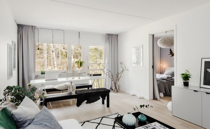 Квартира площадью 67 м2 в пригороде Стокгольма Квартира площадью 67 м2 в пригороде Стокгольма