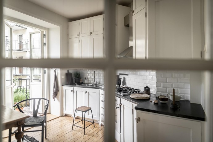 Квартира площадью 75 м2 в доме 1929 года постройки в Гётеборге