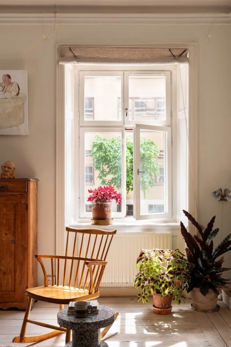 Квартира в доме 1870-х годов в Стокгольме