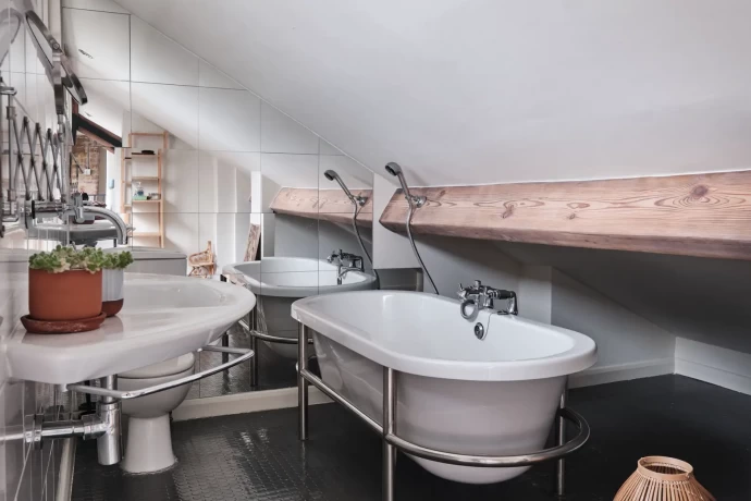 Лофт на бывшей хлопкопрядильной фабрике в Лондоне (96 м2)