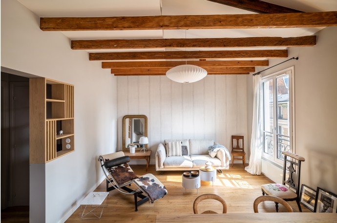 Мансарда площадью 40 м2 в Париже Мансарда площадью 40 м2 в Париже