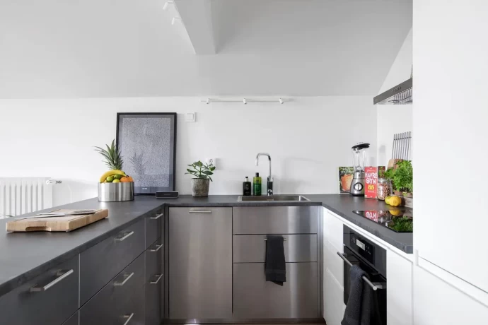 Мансарда в доме 1952 года в Швеции (48 м2)