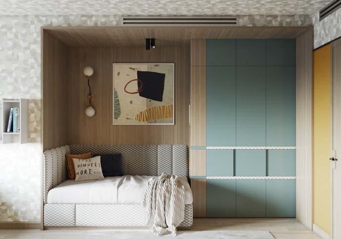 Квартира, оформленная в приглушенных тонах Квартира, оформленная в приглушенных тонах