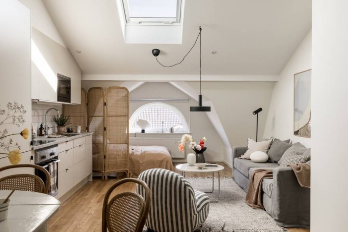 Мансарда площадью 29 м2 в Гётеборге