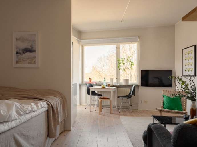 Студия площадью 26 м2 в Стокгольме