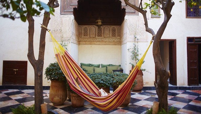 Отель El Fenn в самом центре Марракеша, Марокко