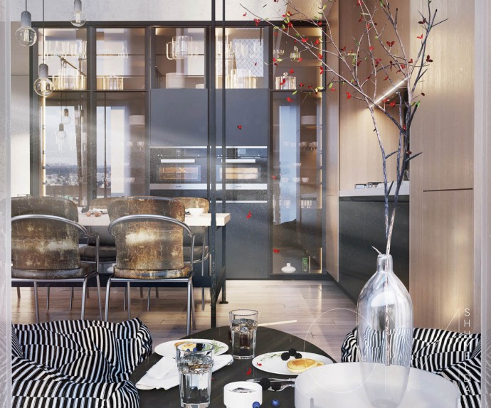 Лофт площадью 106 м2