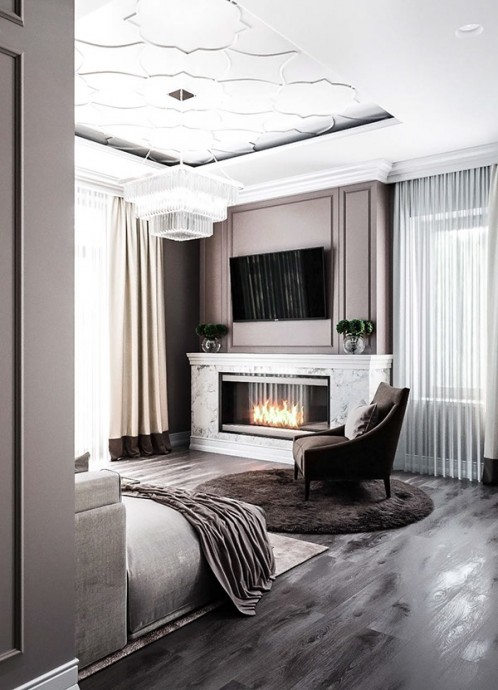 Гостиная, оформленная в бежевых тонах Гостиная, оформленная в бежевых тонах