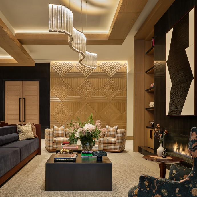 Интерьер общественных пространств и квартир в самой высокой башне в Остине, Техас