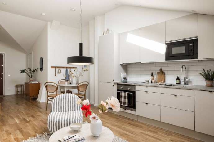 Мансарда площадью 29 м2 в Гётеборге