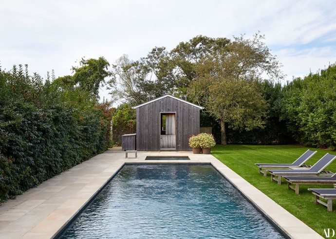 Загородный дом композитора Джонатана Шеффера в Хэмптонсе, Нью-Йорк