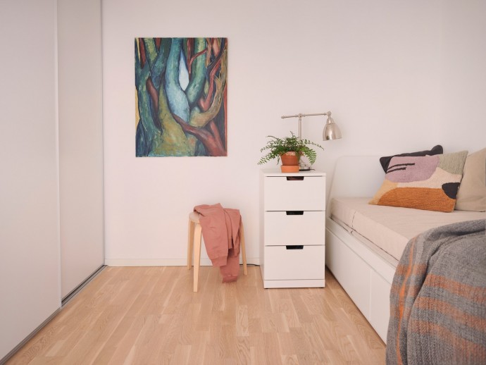 Двухуровневая квартира площадью 88 м2 в Стокгольме