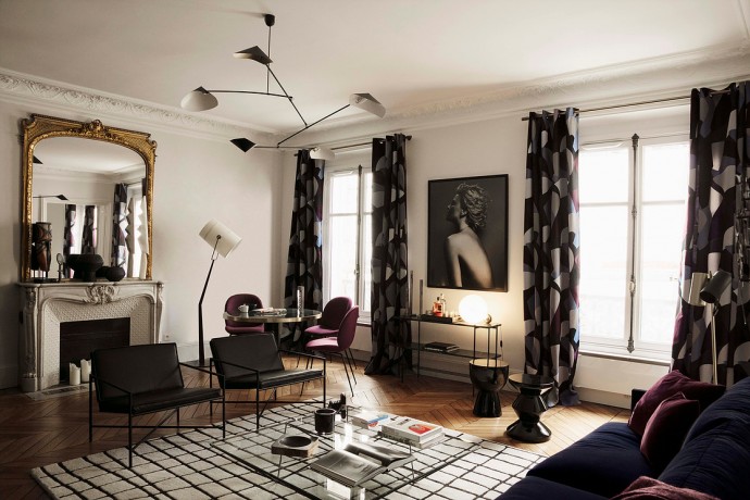 Квартира дизайнера Морина Карсенти в Париже (75 м2)