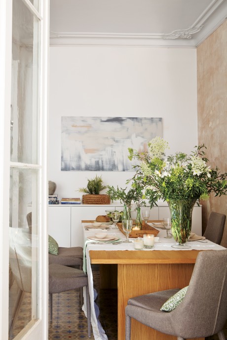 Квартира с патио в пригороде Барселоны