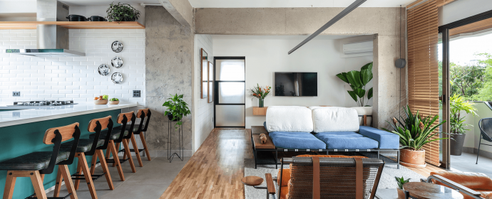 Холостяцкая квартира в Сан-Паулу