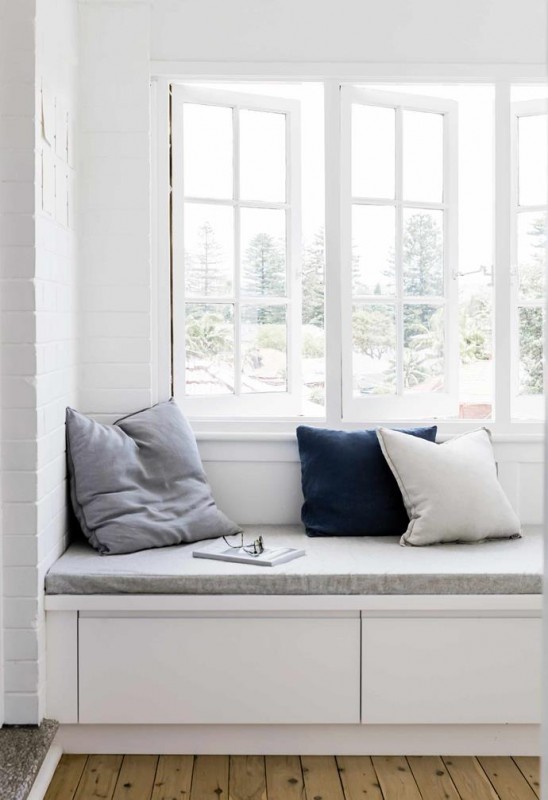 Белоснежный интерьер коттеджа в Сиднее Белоснежный интерьер коттеджа в Сиднее