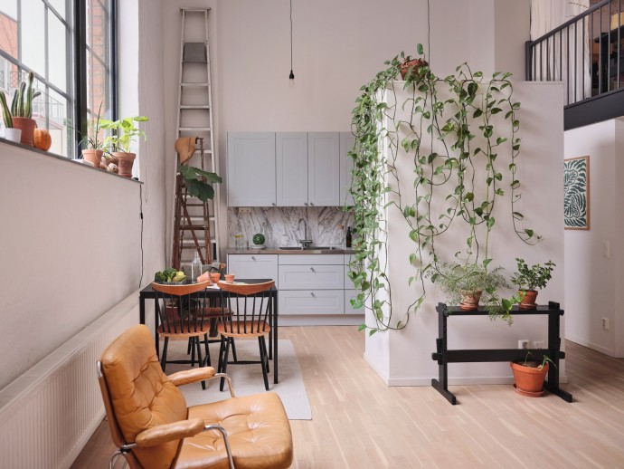 Двухуровневая квартира площадью 88 м2 в Стокгольме