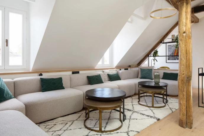 Мансарда площадью 65 м2 в Париже