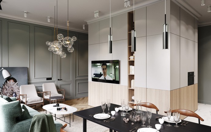 Интерьер квартиры для молодой пары