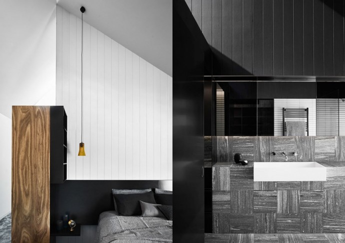 Современный дом с контрастными элементами дизайна а Австралии