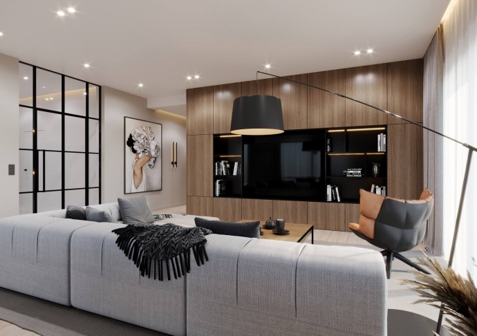 Дизайн-проект квартиры площадью 149 м2 в Польше