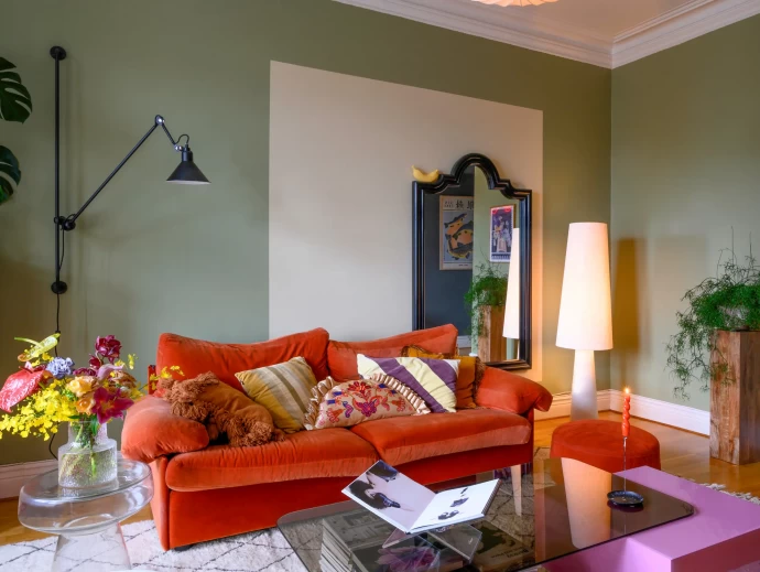 Квартира флориста Сары Холм в центре Хельсингборга, Швеция