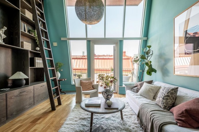 Квартира-лофт площадью 96 м2 в Гётеборге