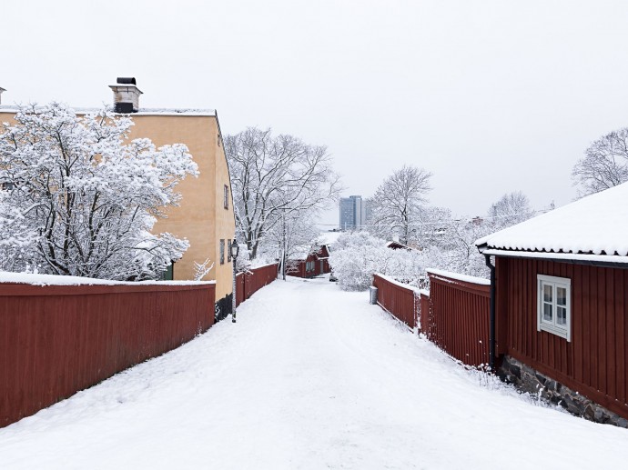 Квартира-студия площадью 32,5 м2 в Стокгольме